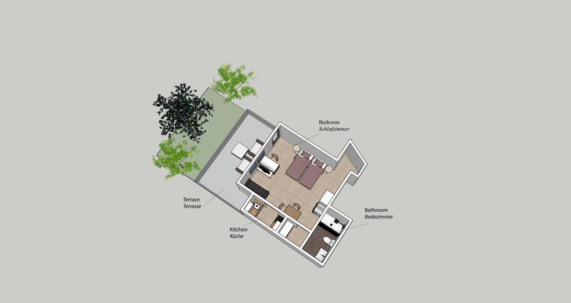 Central Apartment With Terrace And A Free Parking Дуйсбург Экстерьер фото